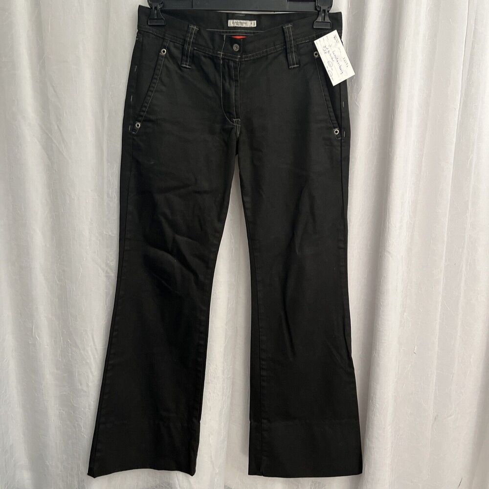 J. Lindeberg Stockholm Black Flap Pocket Grommets Jeans  Size 28